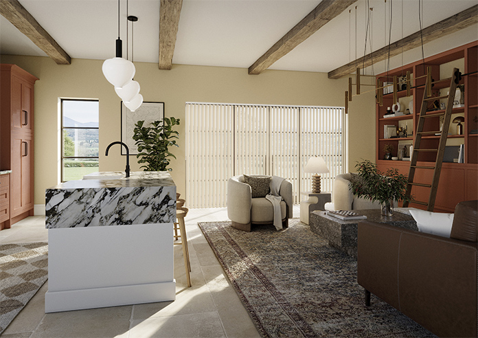 Roma, Homey Cream - Vertical Blind - Image 6